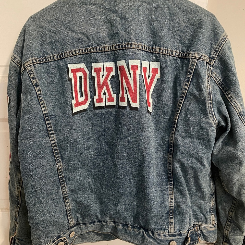 DKNY Jeans Label with Black Text